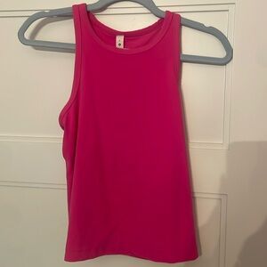 lululemon Align™ Waist-Length Racerback Tank Top Size 6 Hot Pink Womens